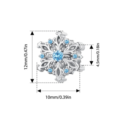 ✨ 925 Silver Winter Charms – ❄️ Snowflake & 🦋 Butterfly | Pandora-Style Bracelet Compatible