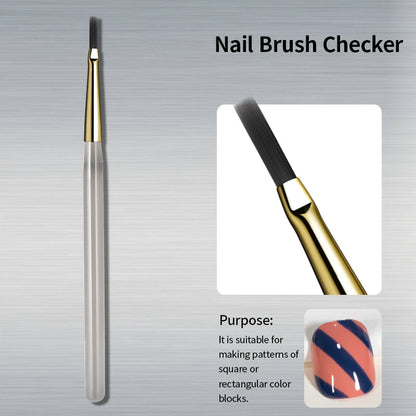 💅 Nail Art Brush Checker | Nail Drawing & Painting Line Brush ✨🎨 RS NAIL Official Store