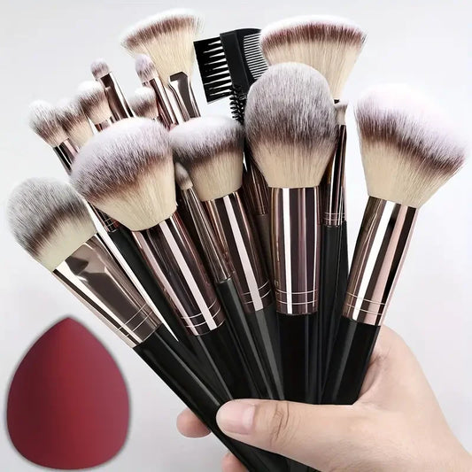 💄✨ Professional 3/20PCS Makeup Brushes Set – Soft & Fluffy Beauty Tools