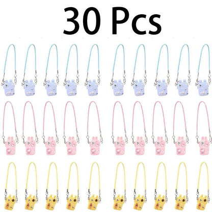 Cartoon Camera & Phone Bag Accessory – For Labubu / Crybaby Dolls | Plush Pendant Gift