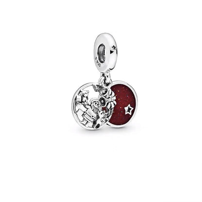 ✨ 925 Silver Christmas Charms – 🍪 Gingerbread, 🦌 Elk & ⛄ Snowman | Pandora-Style Bracelet Compatible