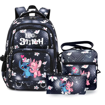 Lilo Stitch Large Capacity Backpack – Lightweight Daypack for School, Travel & Casual Use
