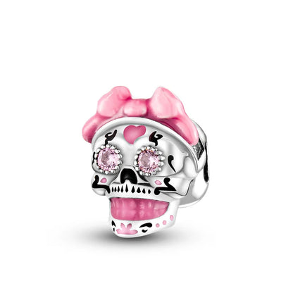 ✨ 925 Sterling Silver Halloween Charms – 🧙‍♀️ Witch, 💀 Skeleton, 👻 Ghost & 🎃 Pumpkin | Pandora-Style Bracelet Compatible
