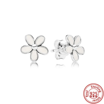 ✨ 925 Silver Winter Charms – ❄️ Snowflake, 🌸 Pansy Flower & 🦋 Blue Butterfly | Pandora-Style Bracelet Compatible
