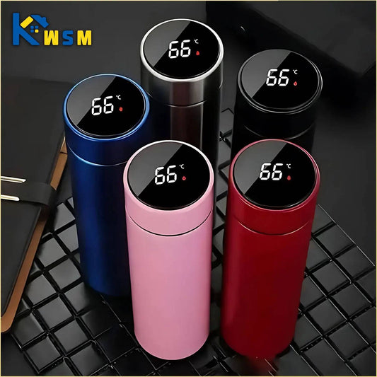 🧊 500ML Smart Temperature Display Thermos Bottle – Premium Stainless Steel Vacuum Insulated Flask
