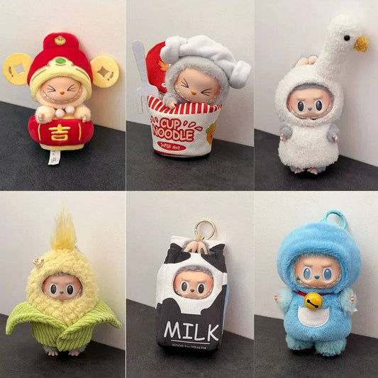 Labubu Wacky Mart Doll Costume – Cockroach & Fried Shrimp Outfits