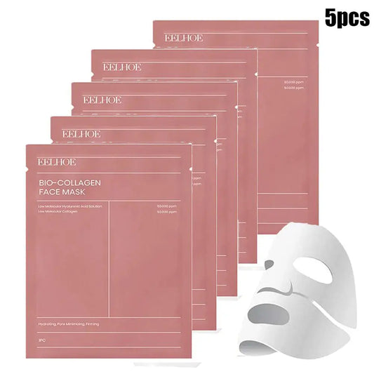 🤍 White Collagen Face Mask – Wrinkle Fade, Deep Hydration & Skin Firming