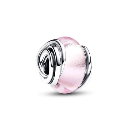 ✨ 925 Silver DIY Charms – 🎈 Hot Air Balloon, 💖 Mother & Daughter Hearts, 💗 Pink Murano Glass | Pandora-Style Bracelet Compatible