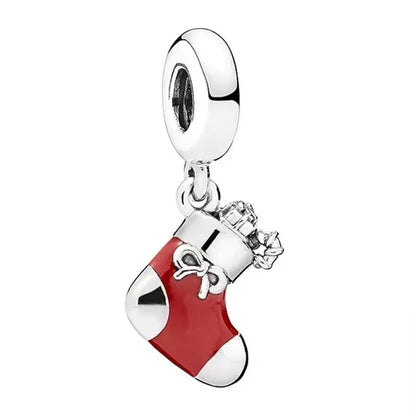 ✨ 925 Silver Christmas Charms – 🍪 Gingerbread, 🦌 Elk & ⛄ Snowman | Pandora-Style Bracelet Compatible