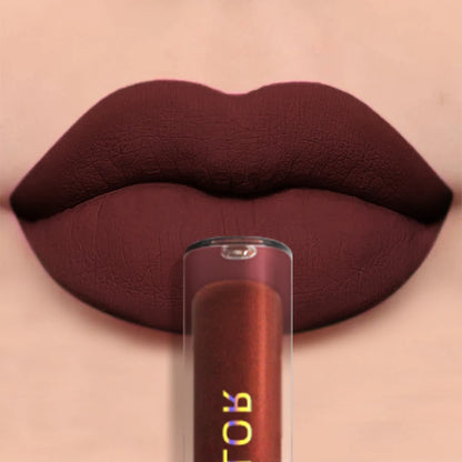 💄 19 Colors Matte Velvet Liquid Lipstick 💋 | Waterproof, Long-Lasting Lip Gloss – Nude, Red, Black & More 🌈