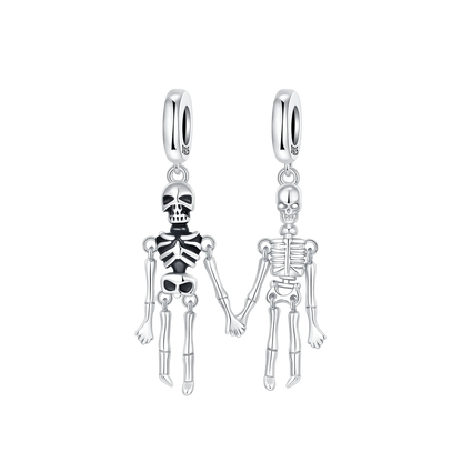 ✨ 925 Sterling Silver Halloween Charms – Witch, Pumpkin & Poison Elements | Pandora-Style Bracelet Compatible