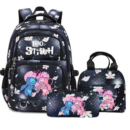 Lilo Stitch Large Capacity Backpack – Lightweight Daypack for School, Travel & Casual Use