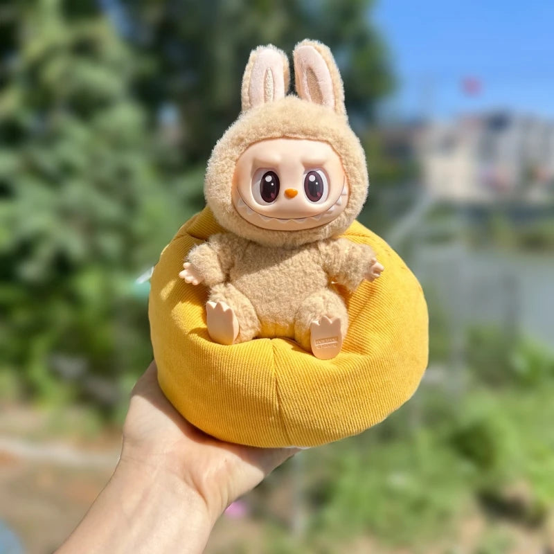 Mini Sofa Bed for Labubu Doll – Cute V1/V2/V3 Plush Accessory & Gift