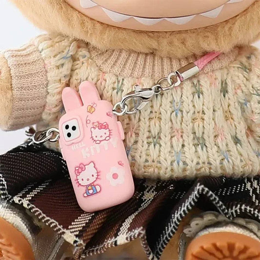 Cartoon Camera & Phone Bag Accessory – For Labubu / Crybaby Dolls | Plush Pendant Gift