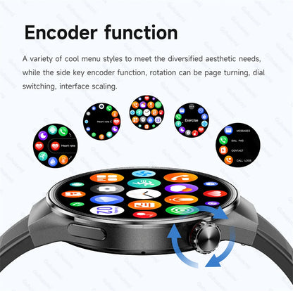 2025 New Huawei GT5 Pro Smart Watch for Men – HD AMOLED, GPS, Heart Rate & Bluetooth Call