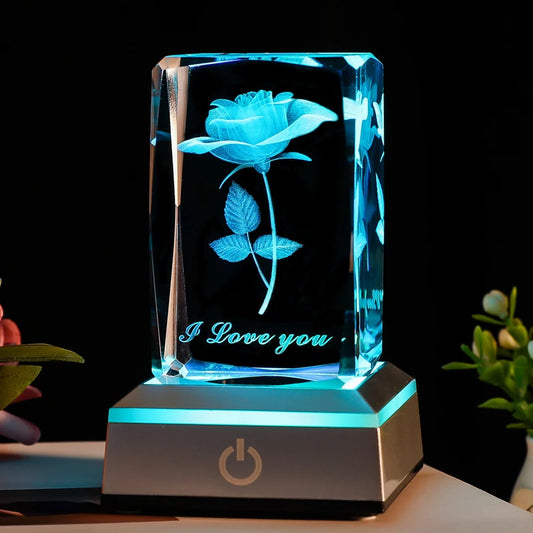 🩷 Crystal Elegance™ – Többszínű érintős éjszakai fény romantikus és meghitt pillanatokhoz