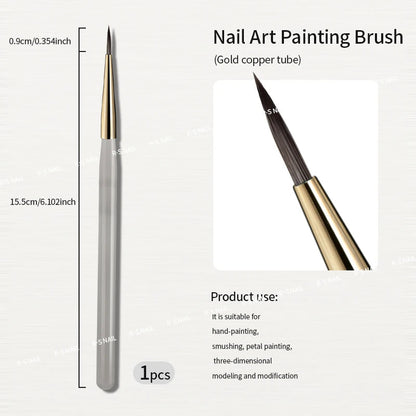 💅 Nail Art Brush Checker | Nail Drawing & Painting Line Brush ✨🎨 RS NAIL Official Store
