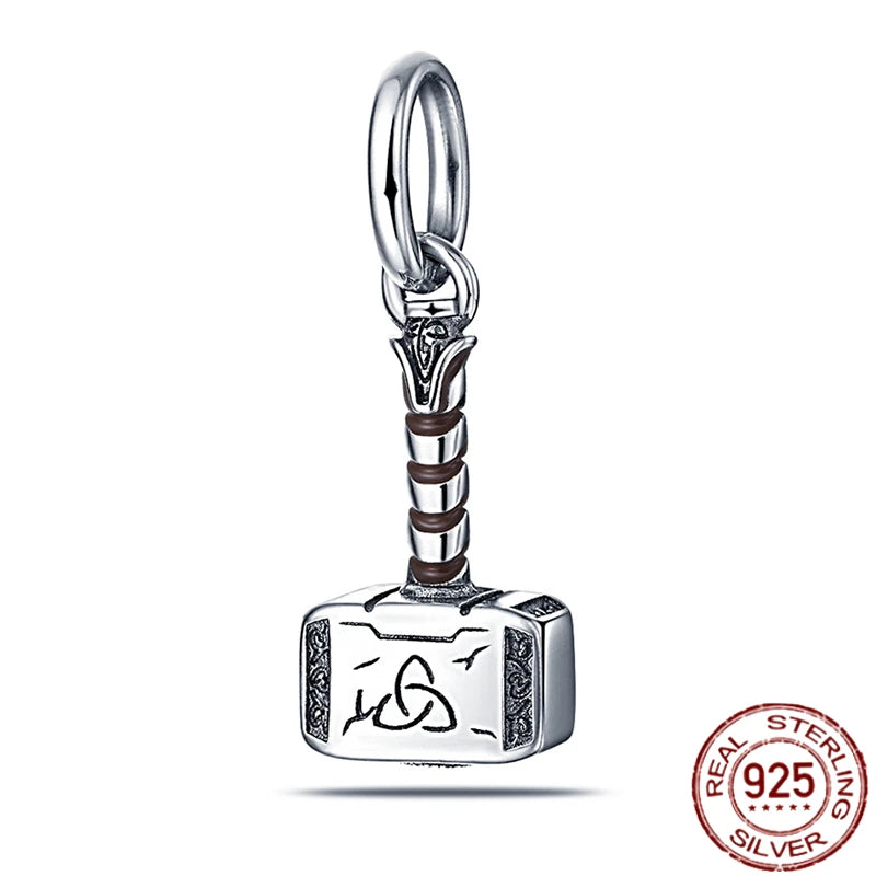 ✨ 925 Silver Marvel Charms – 🕷️ Deadpool & 🐺 Wolverine | Pandora-Style Bracelet Compatible