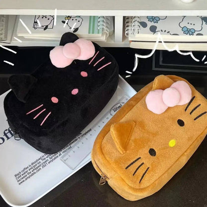 Kawaii Hello Kitty Plush Pencil Case 🎀