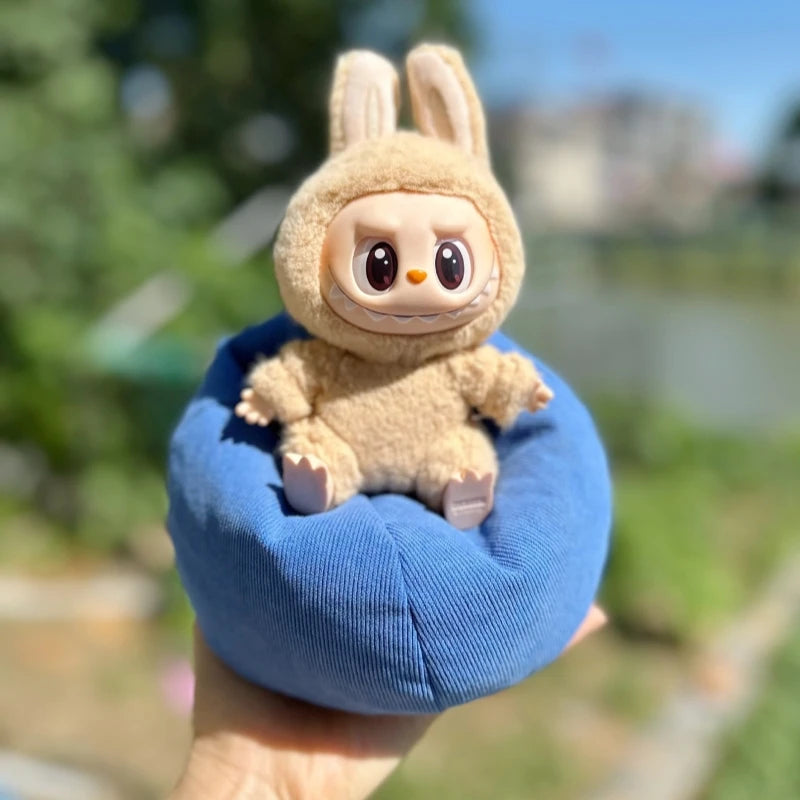 Mini Sofa Bed for Labubu Doll – Cute V1/V2/V3 Plush Accessory & Gift