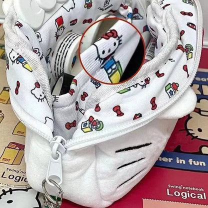 Kawaii Hello Kitty Plush Pencil Case 🎀