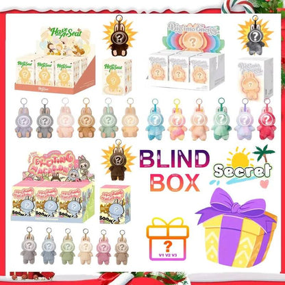 Hot 17cm Labubu-Inspired Vinyl Doll – Handmade Blind Box Gift