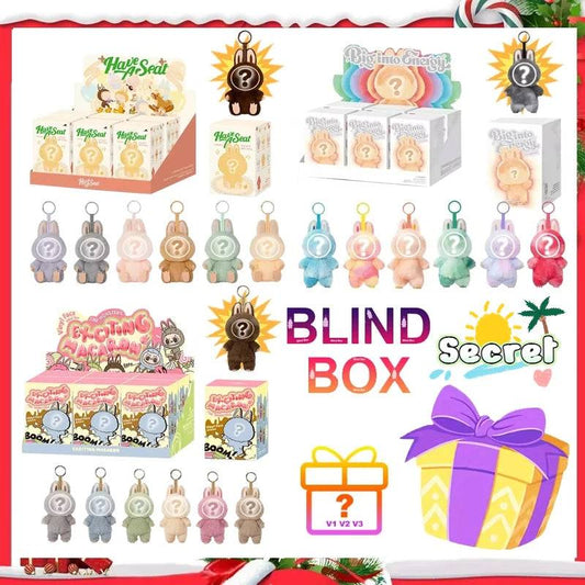 Hot 17cm Labubu-Inspired Vinyl Doll – Handmade Blind Box Gift