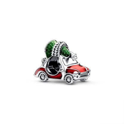 ✨ 925 Silver Christmas Charms – 🍪 Gingerbread, 🦌 Elk & ⛄ Snowman | Pandora-Style Bracelet Compatible