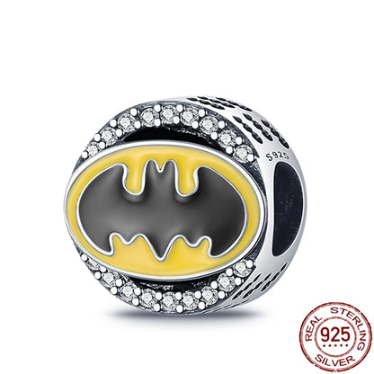 ✨ 925 Silver Marvel Charms – 🕷️ Deadpool & 🐺 Wolverine | Pandora-Style Bracelet Compatible