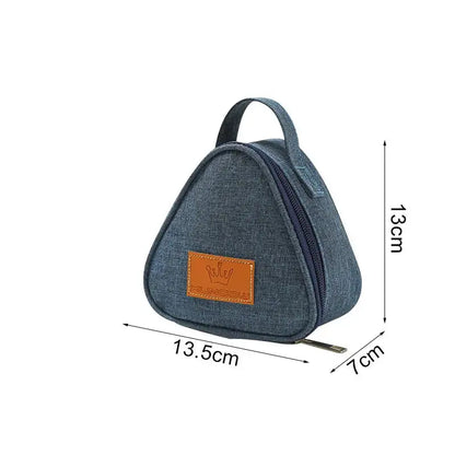 🥪❄️🔺 Triangular Insulation Lunch Bag – Cute Portable Rice Ball Thermal Bag for Students! upnzt mommy bag Store