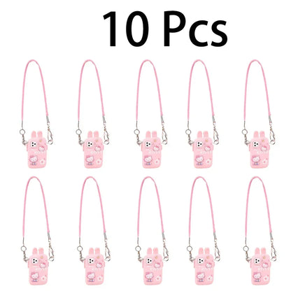 Cartoon Camera & Phone Bag Accessory – For Labubu / Crybaby Dolls | Plush Pendant Gift