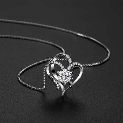 🌹 Exquisite Kunstrosenbox und Herzkette – Perfektes Geschenk für Frauen 🎁 