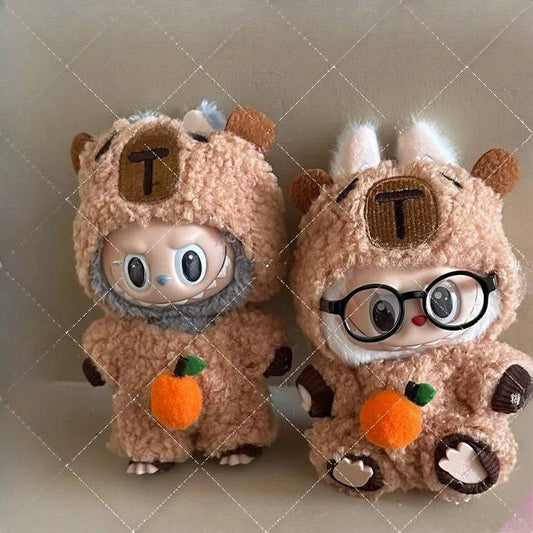 Labubu 17cm Plush Toy Clothes – Multiple Styles Trendy Outfit Set
