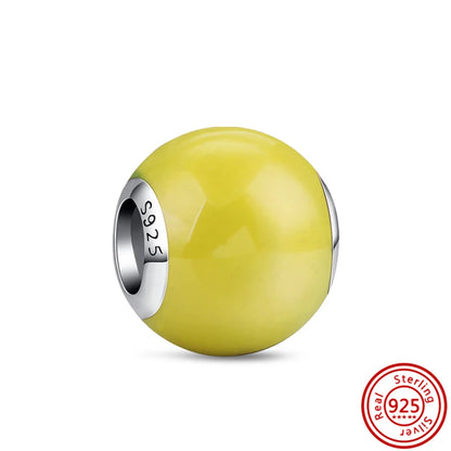 ✨ 925 Silver Gold-Plated Charms – ✨ Sparkling Dangle Beads | Pandora-Style Bracelet Compatible