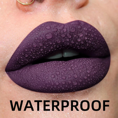 💄 19 Colors Matte Velvet Liquid Lipstick 💋 | Waterproof, Long-Lasting Lip Gloss – Nude, Red, Black & More 🌈