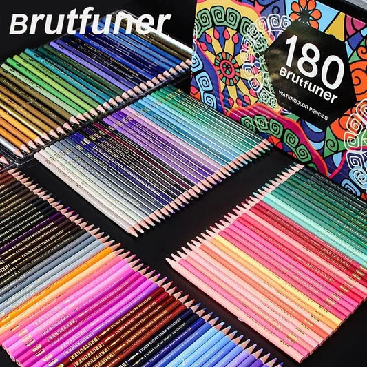 🎨🖍️✨ Brutfuner Premium Oil-based Colored Pencil Set – Vibrant, Safe & Precise!
