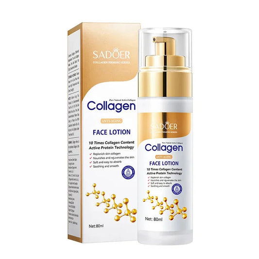 🧴 Collagen Facial Serum – Moisturizing Face Lotion 💧 Oil Control & Hydration Boost ✨ SADOER SkinCare Store