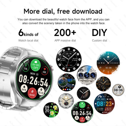 2025 New Huawei GT5 Pro Smart Watch for Men – HD AMOLED, GPS, Heart Rate & Bluetooth Call