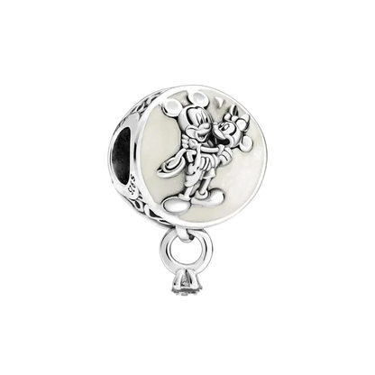 ✨ Miniso Disney Charms – Mickey, Minnie, Marie Cat & Stitch | Pandora-Style Bracelet Compatible