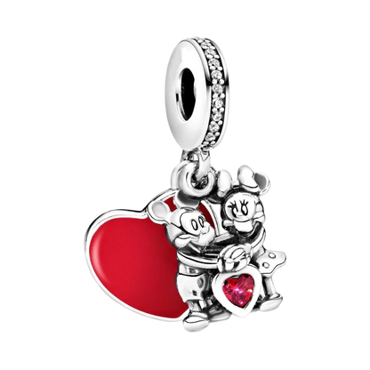 ✨ Miniso Disney Charms – Mickey, Minnie, Marie Cat & Stitch | Pandora-Style Bracelet Compatible