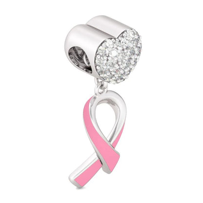 ✨ 925 Silver DIY Charms – 🎈 Hot Air Balloon, 💖 Mother & Daughter Hearts, 💗 Pink Murano Glass | Pandora-Style Bracelet Compatible