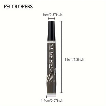 🌈 Waterproof 6-Color Eyebrow Tattoo Pen ✍️ 4 Split Tip Liquid Eyebrow Pencil 🖤 Floral Beauty Store