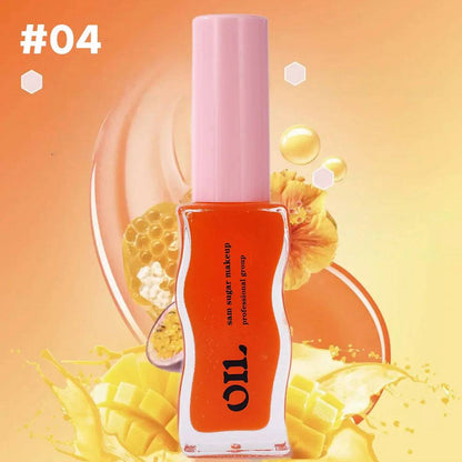 🍓 Fruit Honey Essence Lip Oil – Sexy Plump Lip Jelly with Strawberry Tint