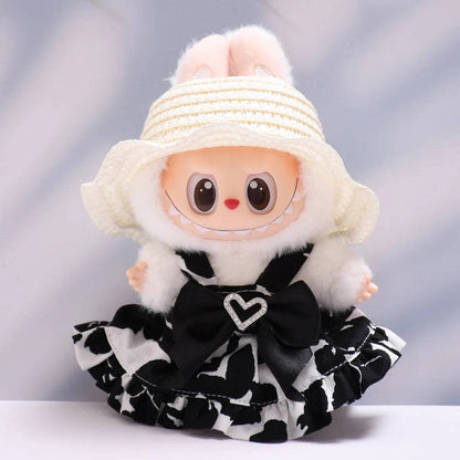 Labubu Spring Summer Dress – Fashion Clothes for 17cm Labubu Dolls