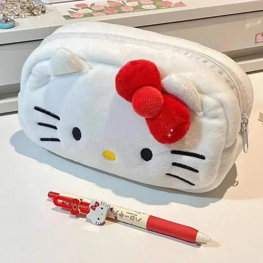 Kawaii Hello Kitty Plush Pencil Case 🎀