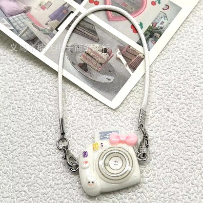 Mini Resin Flocking 3D Bichon Frise Dog Pendant Charm – for 15cm & 17cm Labubu Dolls