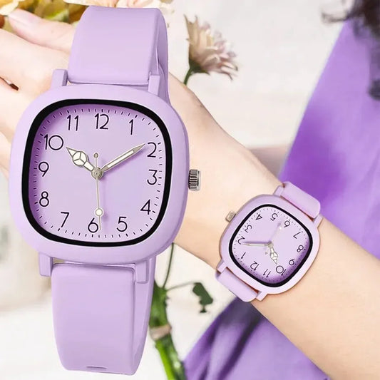 🐻 Fashion Brand Bear Women’s Quartz Watch – 2024 Casual Jelly Silicone Style