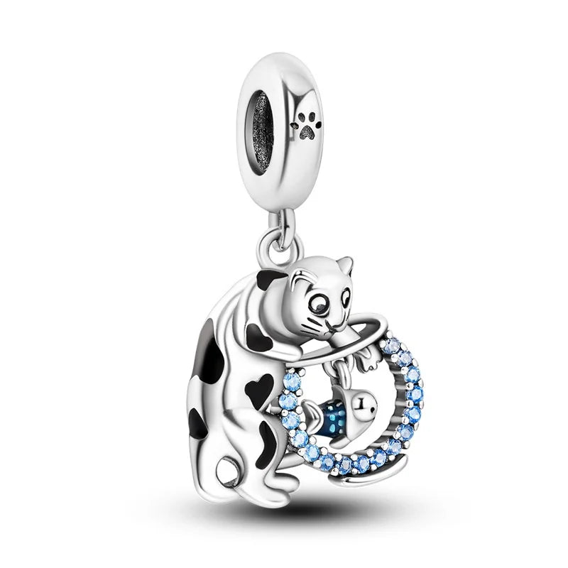 ✨ 925 Sterling Silver Halloween Charms – 🧙‍♀️ Witch, 💀 Skeleton, 👻 Ghost & 🎃 Pumpkin | Pandora-Style Bracelet Compatible