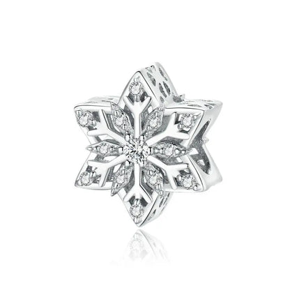 ✨ 925 Silver Winter Charms – ❄️ Snowflake & 🦋 Butterfly | Pandora-Style Bracelet Compatible