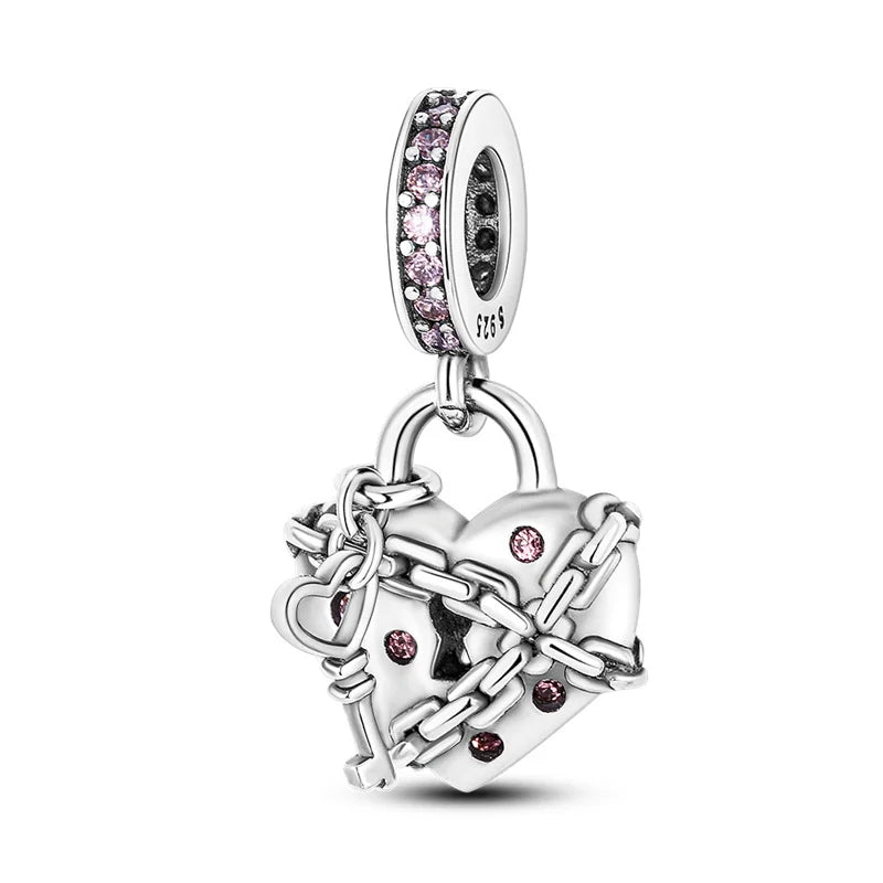 ✨ 925 Sterling Silver Halloween Charms – 🧙‍♀️ Witch, 💀 Skeleton, 👻 Ghost & 🎃 Pumpkin | Pandora-Style Bracelet Compatible